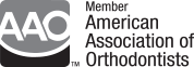Logo of the american association of orthodontists